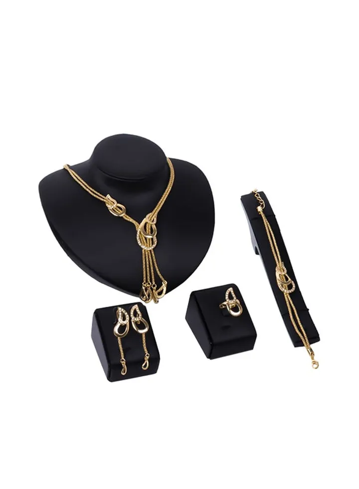 Shining Hollow Out Jewellery Set