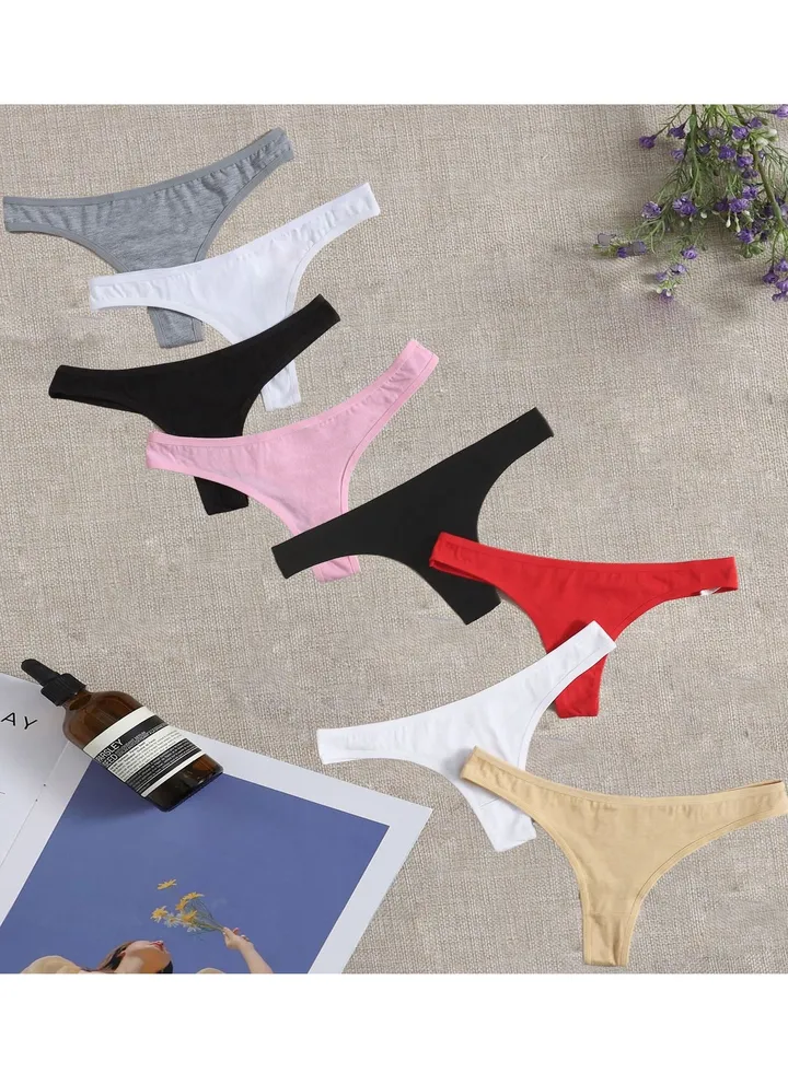 Mesery Bundle OF (8) Cotton Panties
