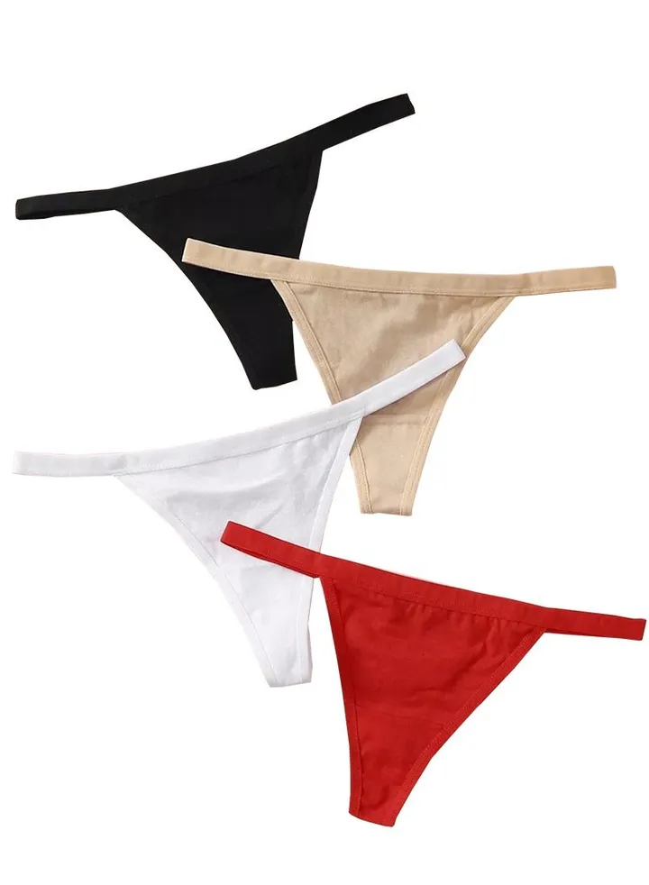 Bundle OF (4) - No Show Cotton Panties