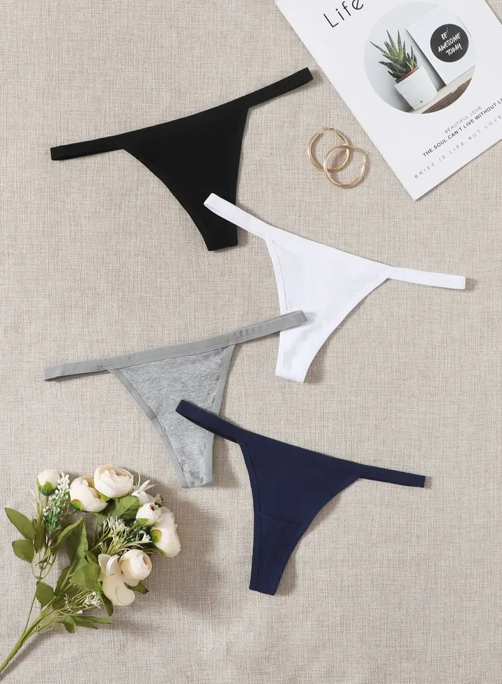 Bundle OF (4) - No Show Cotton Panties