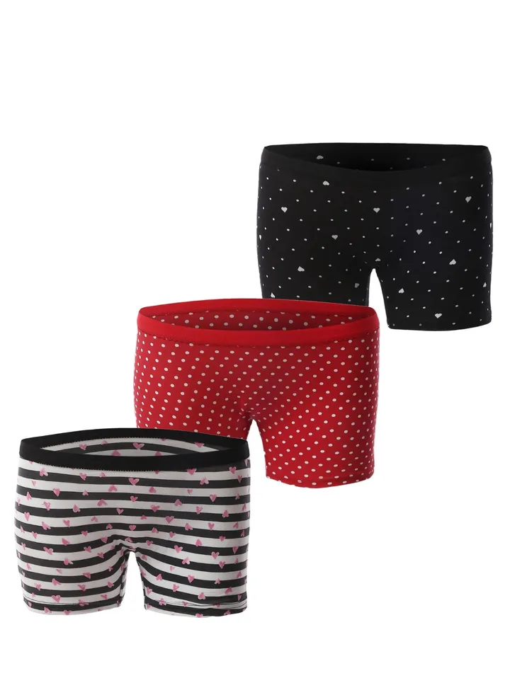 Mesery Bundle Of 3 Stretch Cotton Hot Short