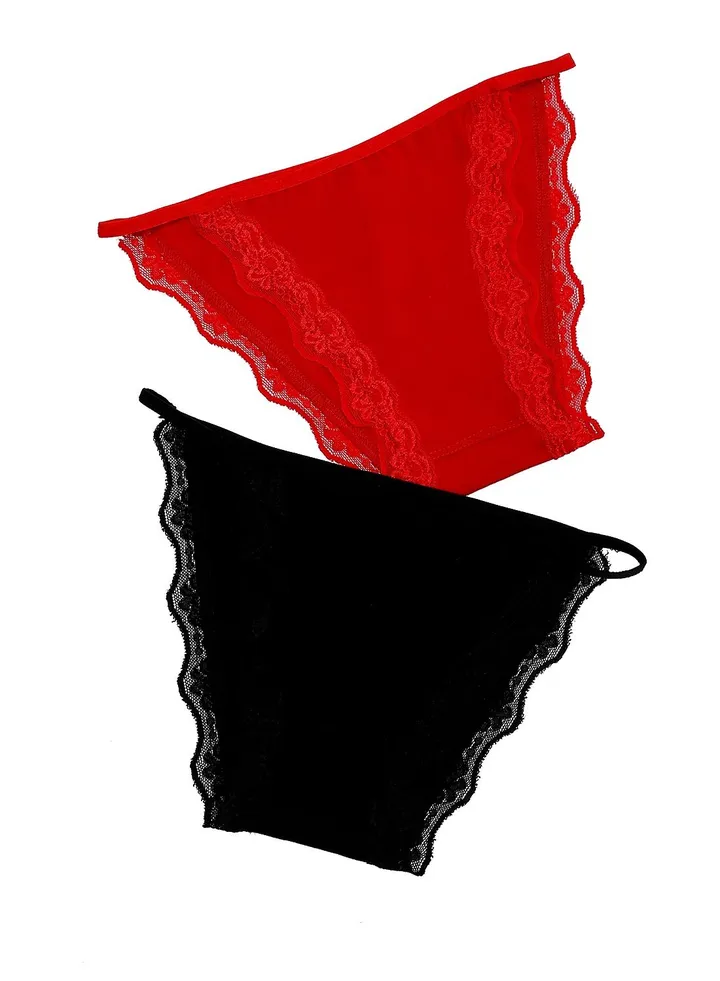 Bundle Of Two Underwear Dantel For Women