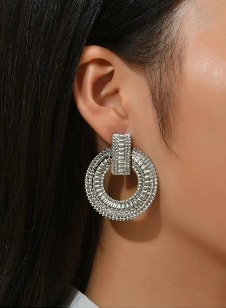 Trendy Silver Earrings For Women