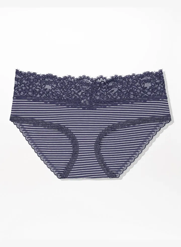 Aerie Cotton Eyelash Lace Boybrief Underwear