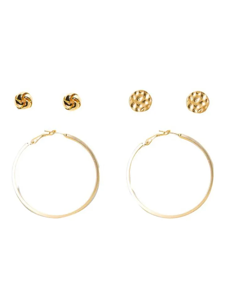 3 Pair Of Dangling Earrings