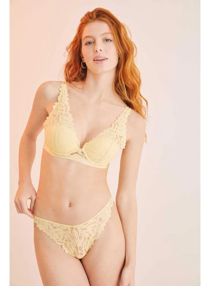 Classic guipure lace briefs