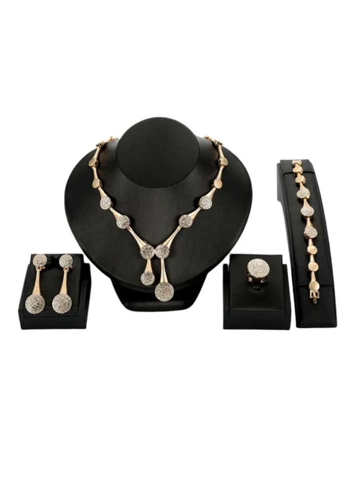 4-Piece Necklace Earring Jewelry Set