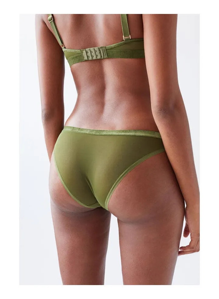 Classic Tulle Briefs Green