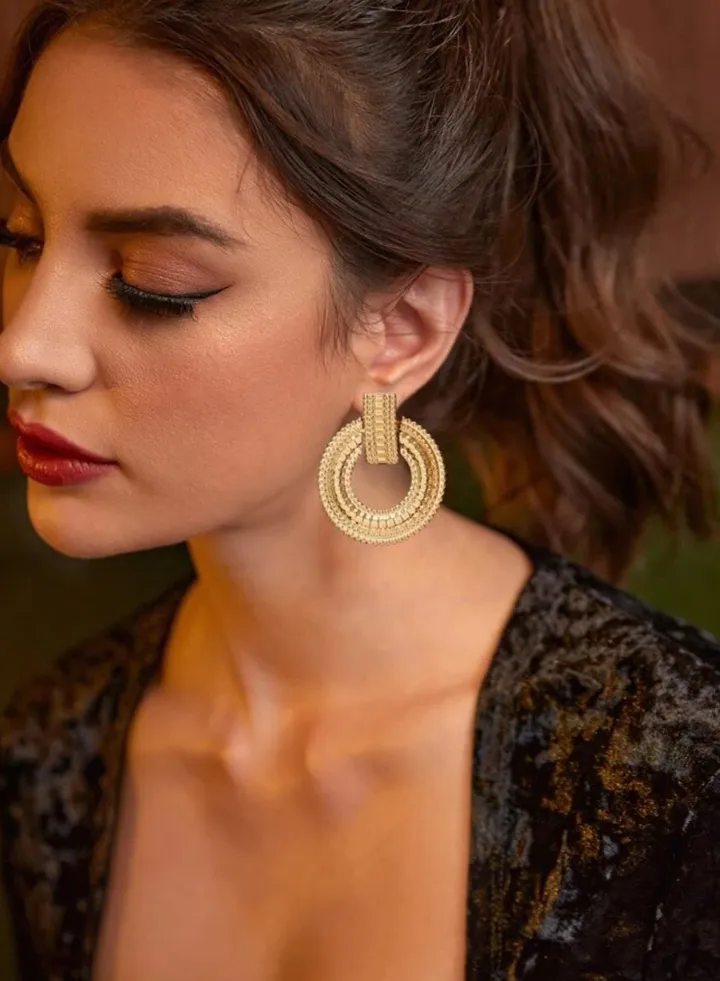 Trendy Gold Earrings For Women