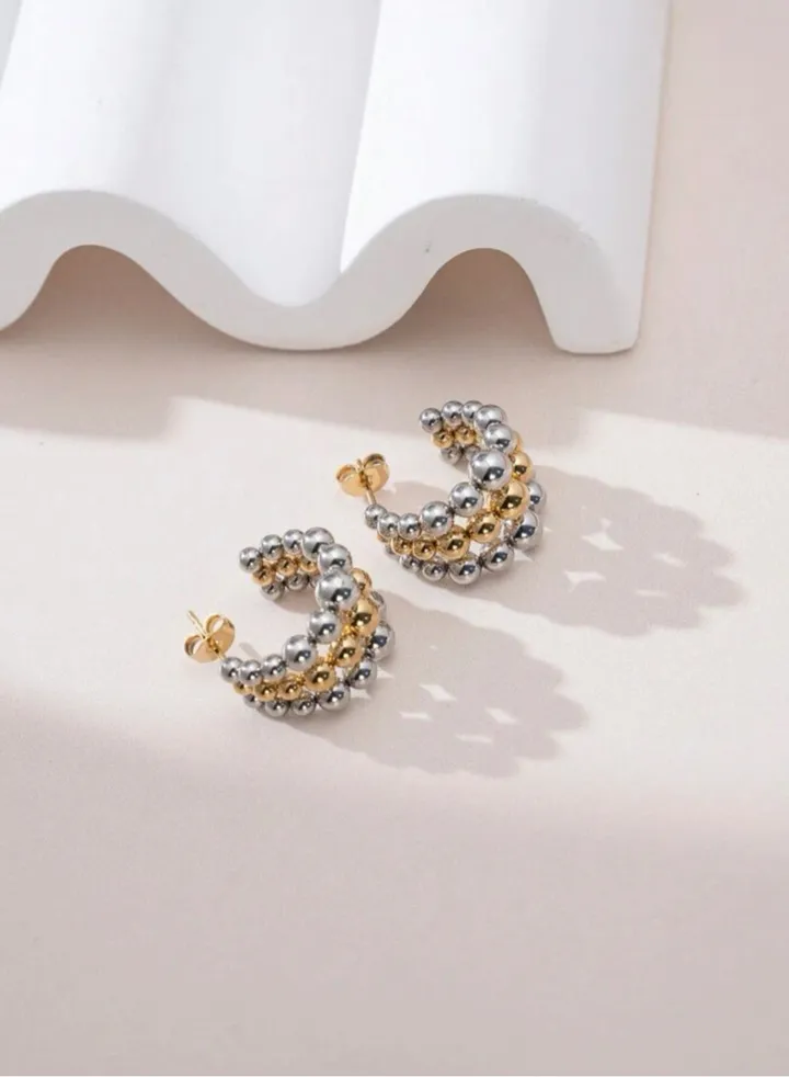 Elegant Trendy Stainless Steel Earrings For Women
