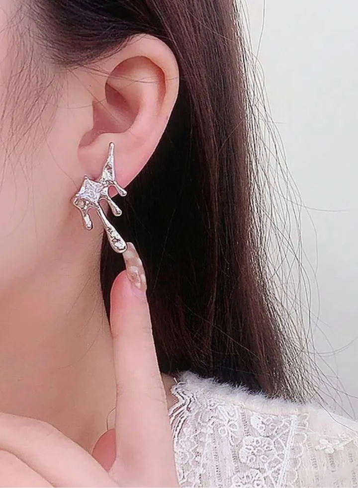 Trendy Silver Earrings For Women