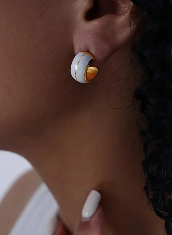 Elegant Gold Plated Earrings For Women