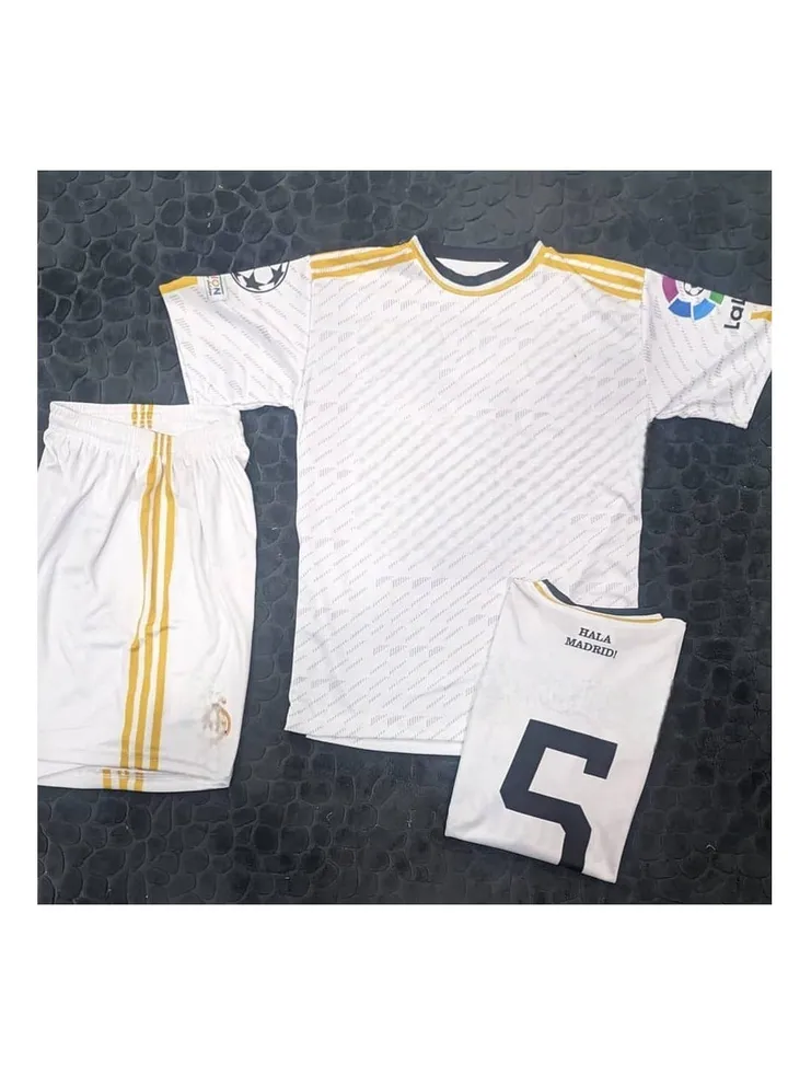 Boys' soccer shorts and T-shirt set