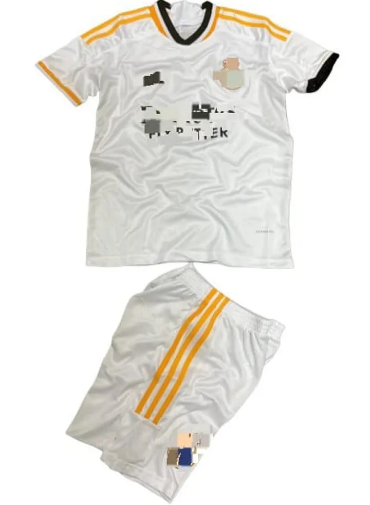 Imported boys' soccer kit - white