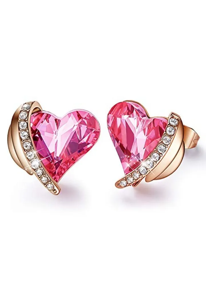 Heart Design Studs