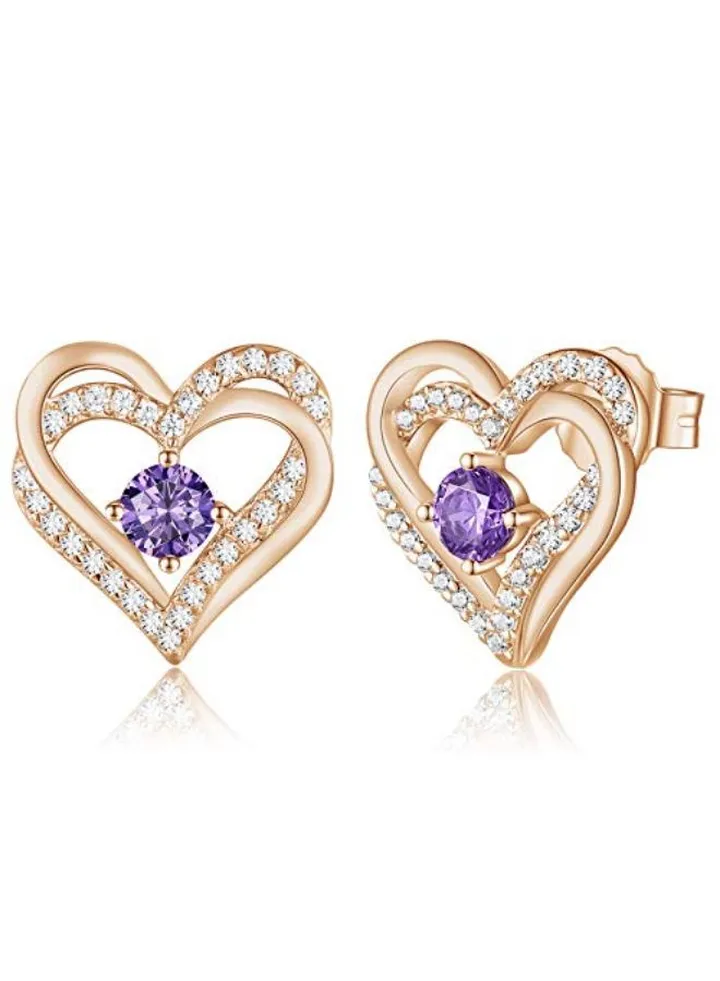 Heart Design Studs
