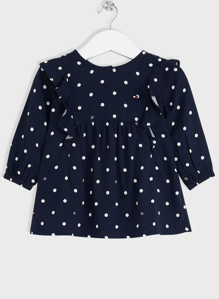 Infant Polka Dot Print Dress