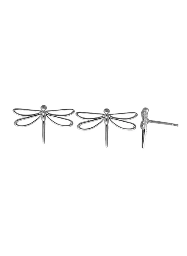 925 Sterling Silver Dragonfly Earrings