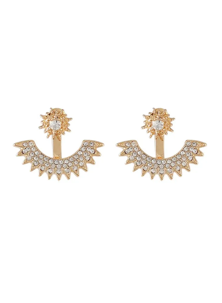 Stud Earrings With Rhinestone