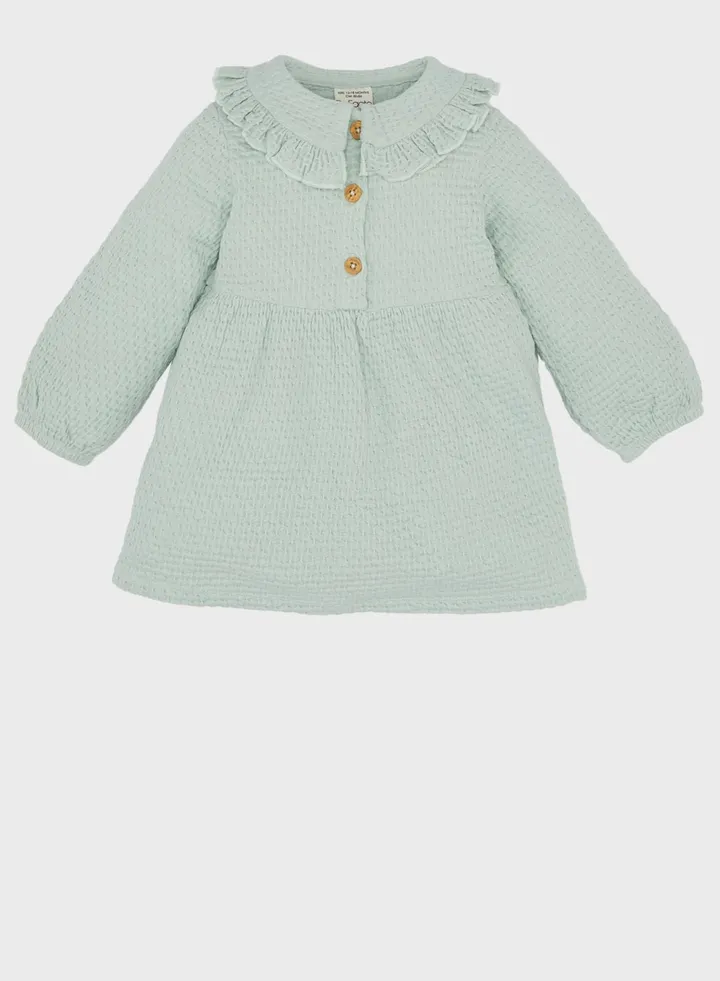 Baby Girl Regular Fit Long Sleeve Knitted Dress