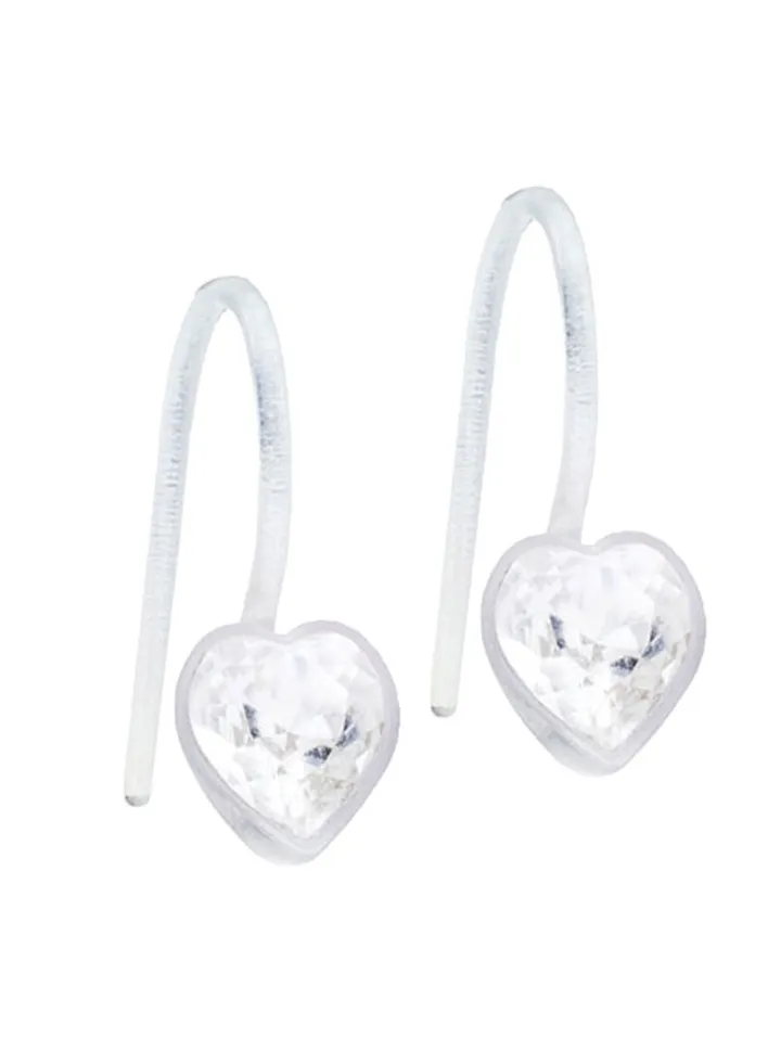 Hypoallergenic Plastic Medical Stud Earrings
