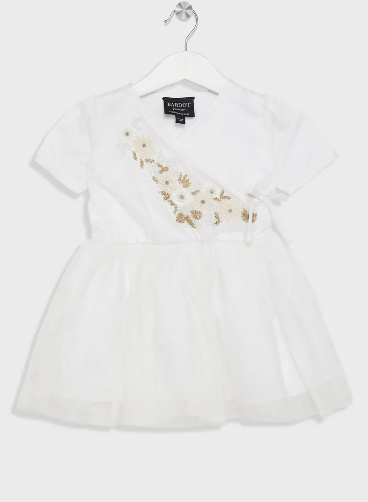 Kids Saige Wrap Midi Dress