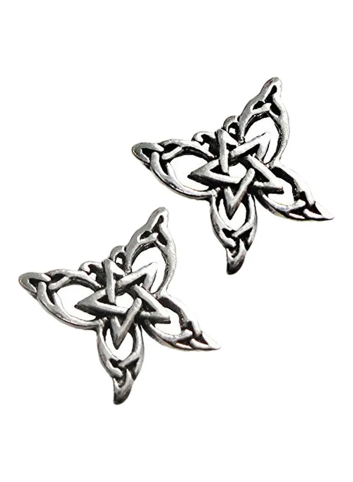 925 Sterling Silver Butterfly Stud Earrings