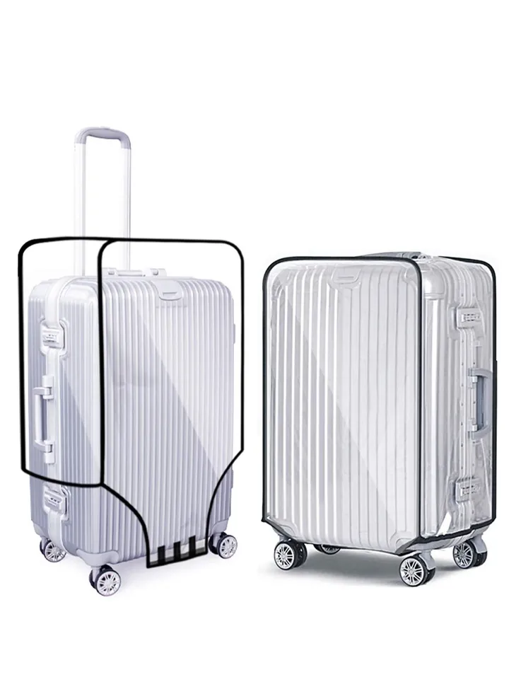 Clear PVC Suitcase Cover, Waterproof Suitcase Cover Protector Luggage Protector Case Covers for Suitcases Travel Luggage