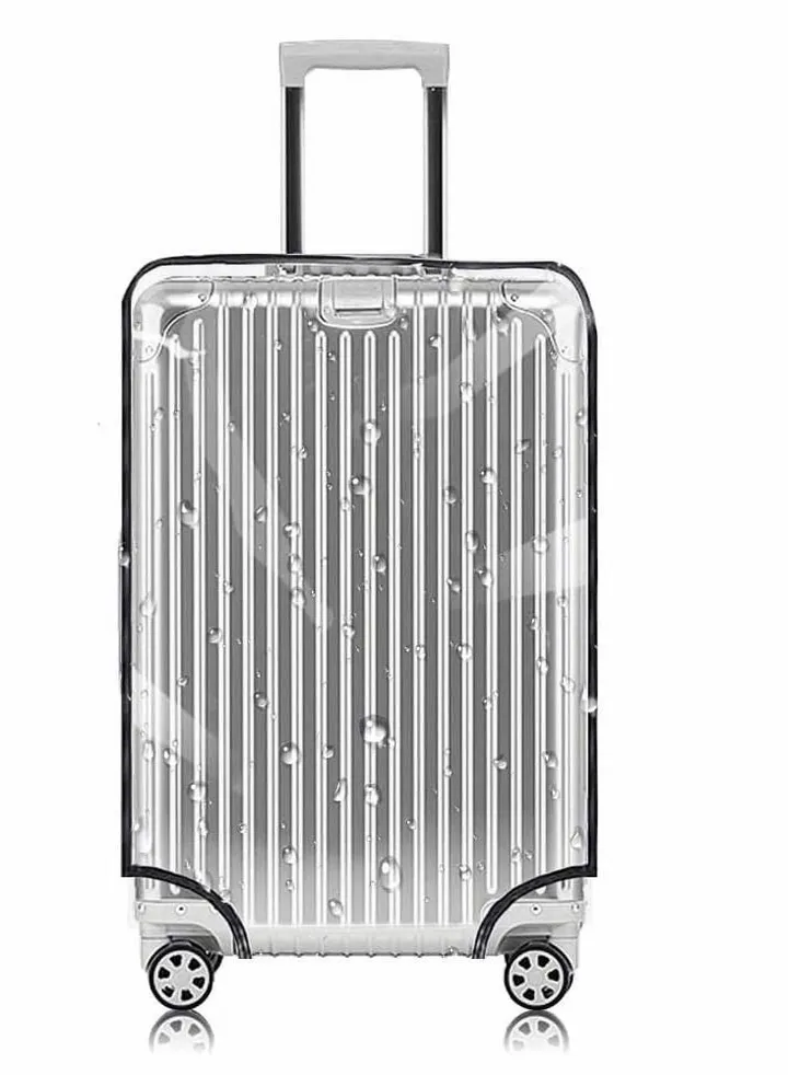 Transparent Pvc Suitcase Cover 24 28 30 Inch Suitable For Wheeled Suitcases