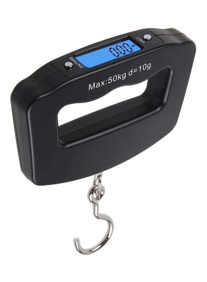 Digital Luggage Weighing Scale Black