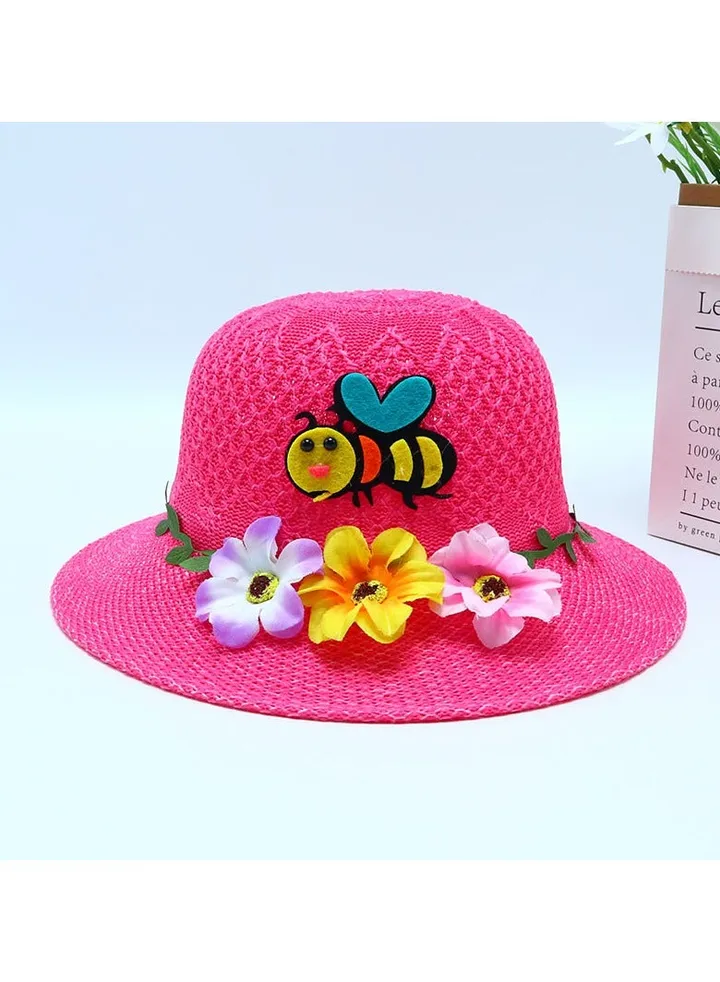 New 2-7-Year-Old Children's Cartoon Sunscreen Hat