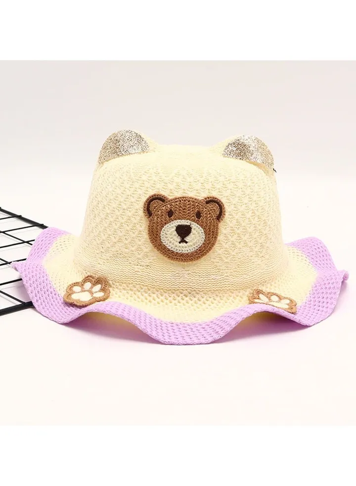 New 2-8-Year-Old Children's Cartoon Sunscreen Hat