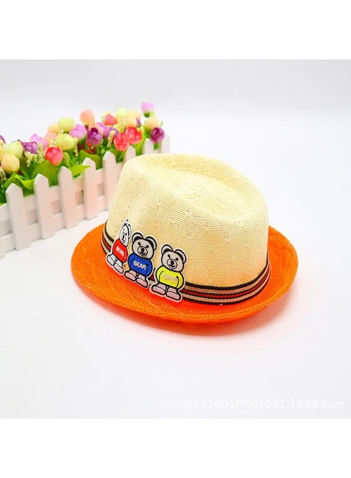 New 1-8-Year-Old Children's Cartoon Sunscreen Hat