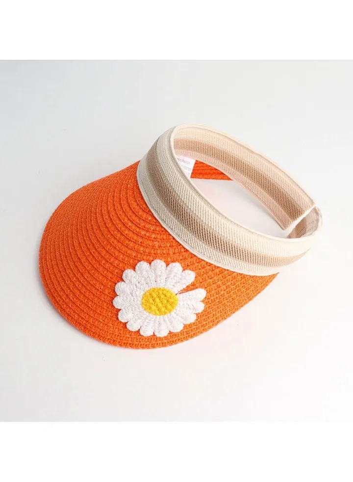 New Children's Breathable Headless Sunshade Knitted Hat