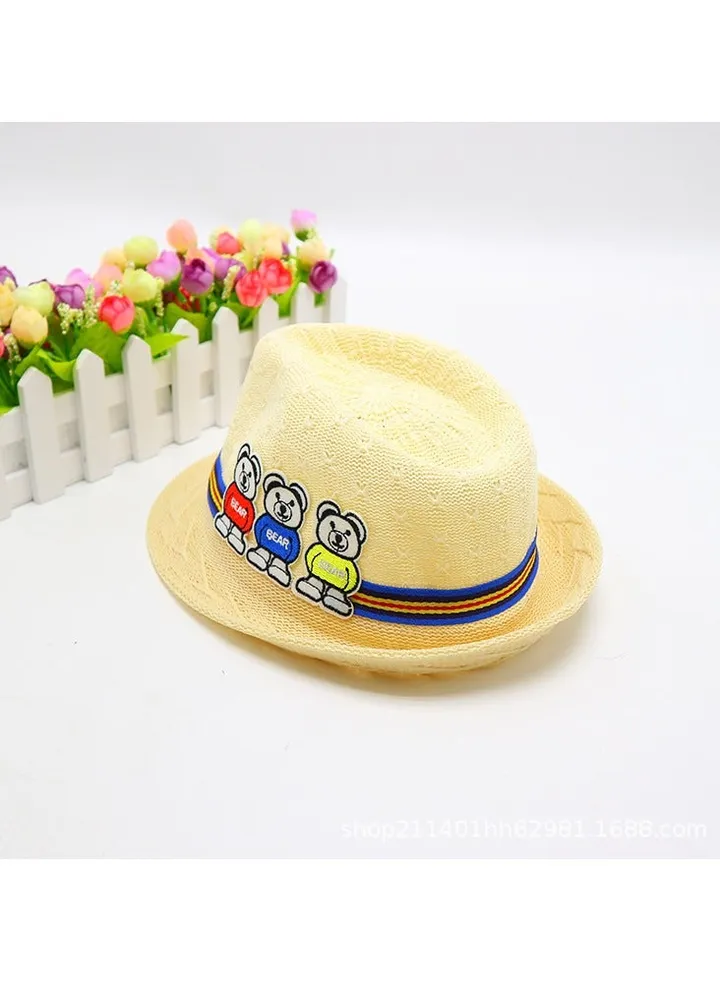 New 1-8-Year-Old Children's Cartoon Sunscreen Hat