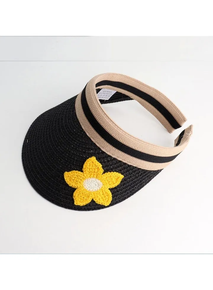 New Children's Breathable Headless Sunshade Knitted Hat