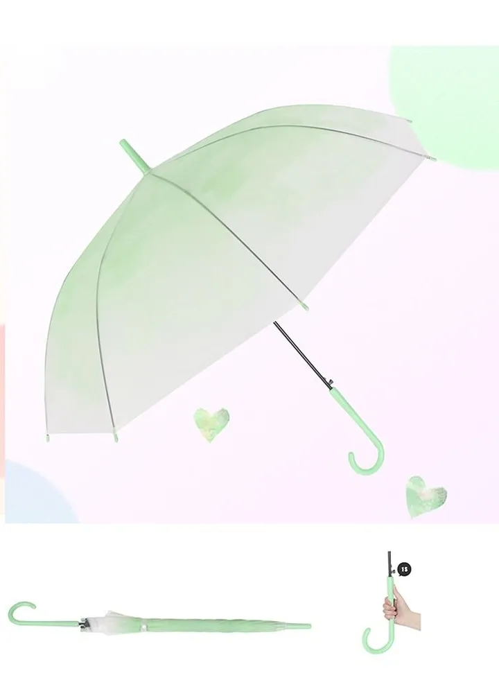 Cloud Gradient Umbrella Long Handle Folding Portable