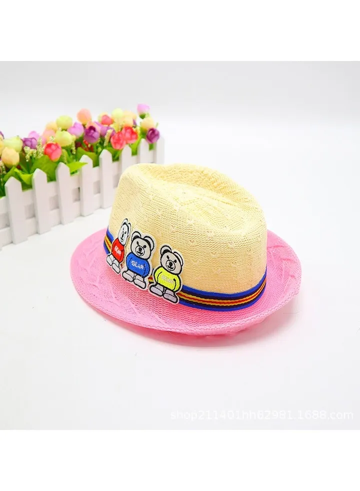 New 1-8-Year-Old Children's Cartoon Sunscreen Hat