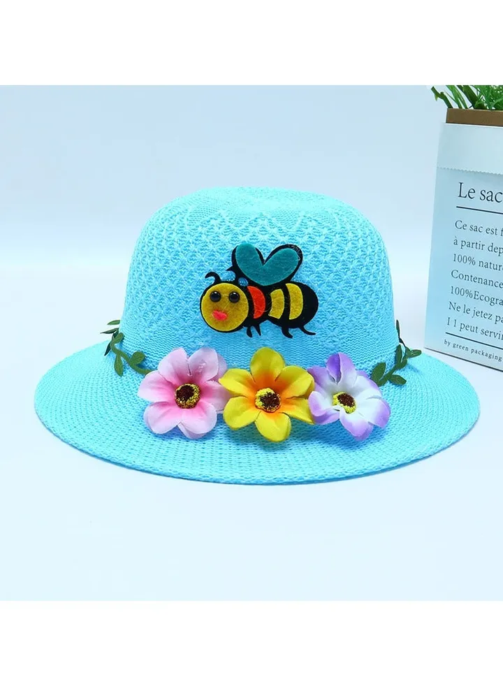 New 2-7-Year-Old Children's Cartoon Sunscreen Hat
