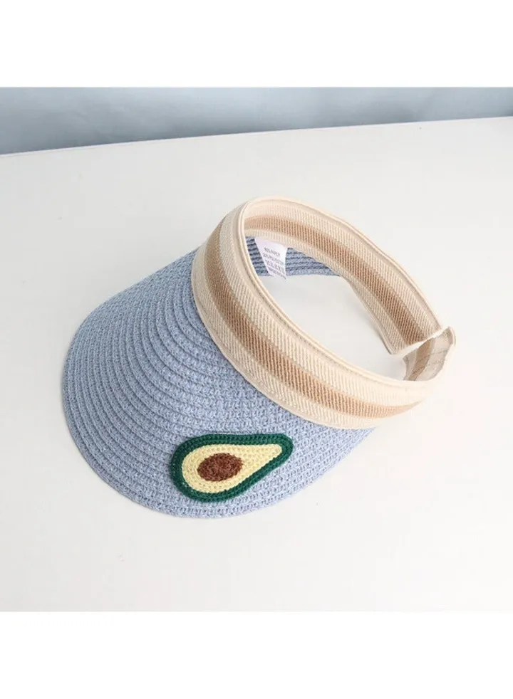 New Children's Breathable Headless Sunshade Knitted Hat