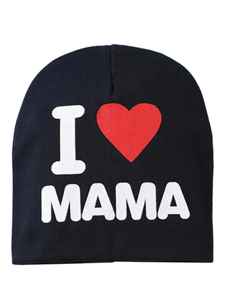 Knitted Beanie Black Mama