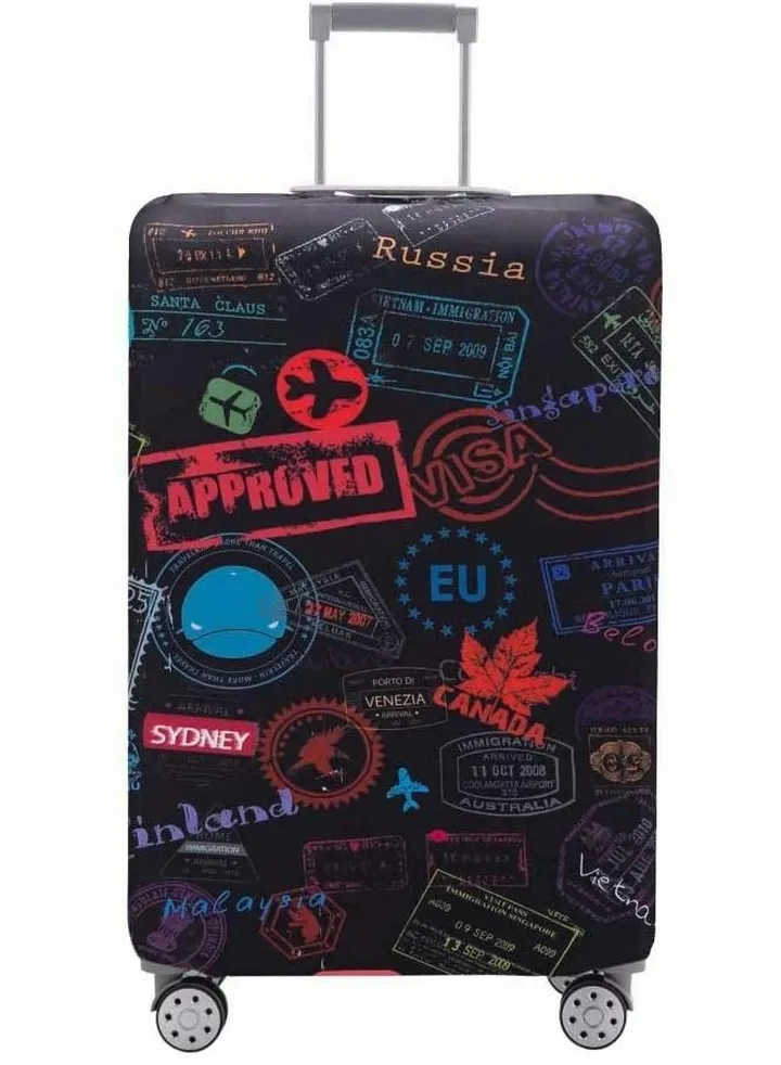 Luggage Cover, Washable Suitcase Protector, Dust Scratch-Resistant Suitable for Outing, M