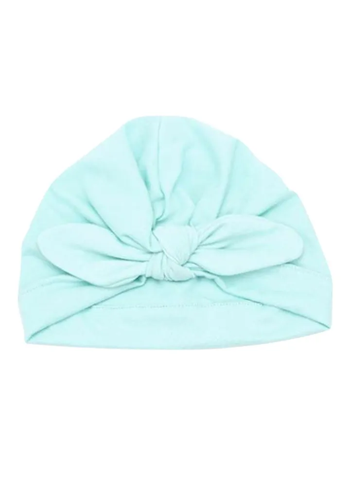 Cute Bowknot Beanie Light Blue