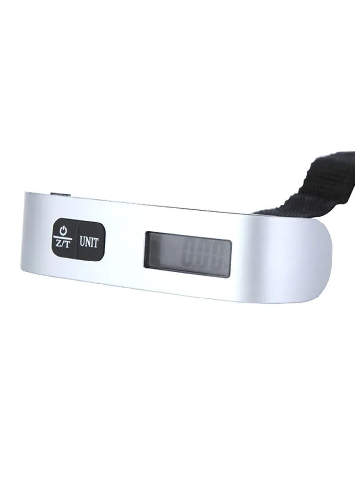 Mini Electronic Digital Luggage Scale Silver