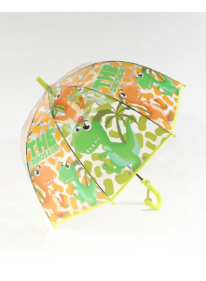 Children's Automatic Umbrella Cartoon Animal Pattern Cute Transparent Umbrella