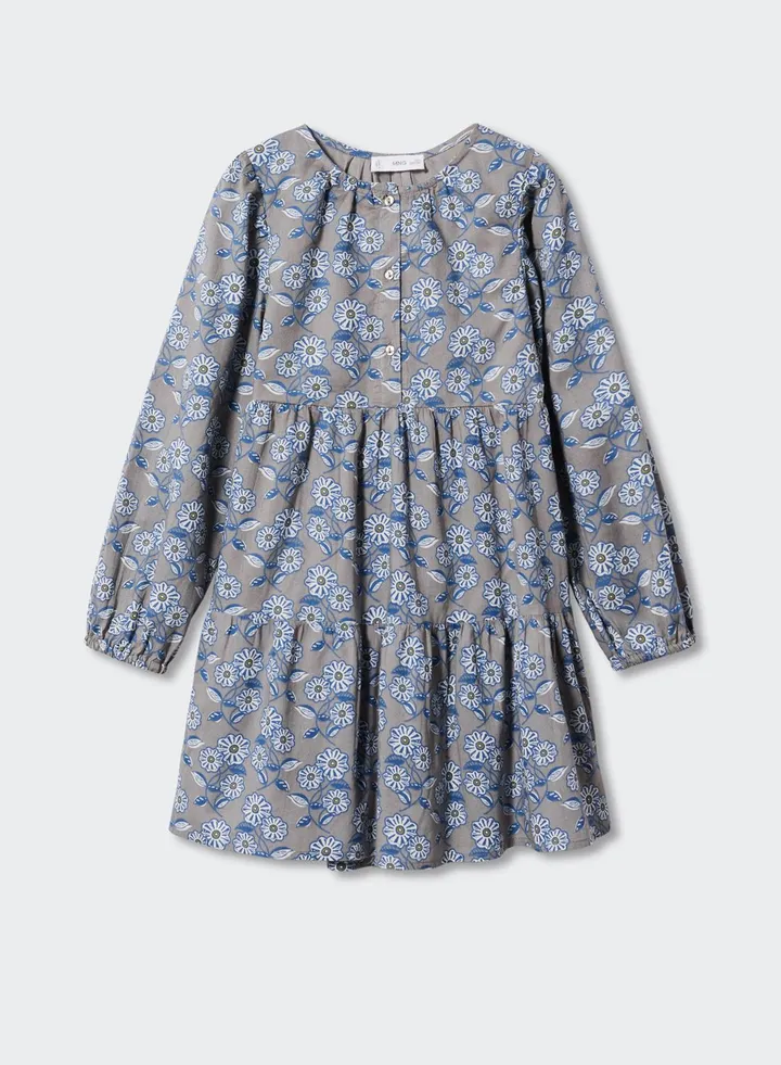 Kids Floral Print Dress