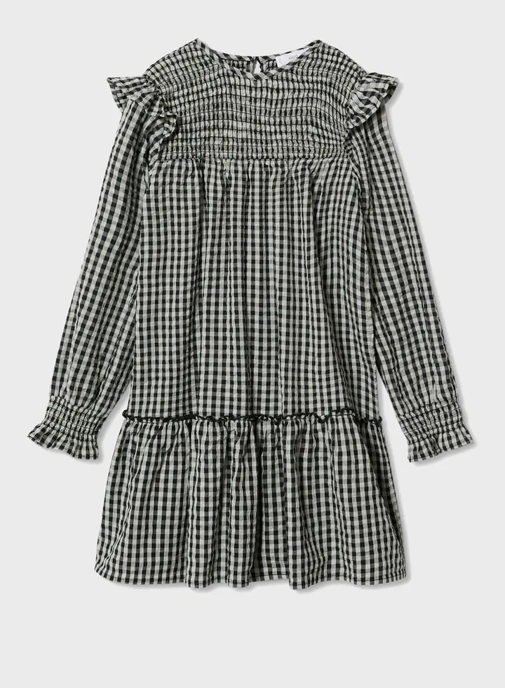 Kids Checked Dress