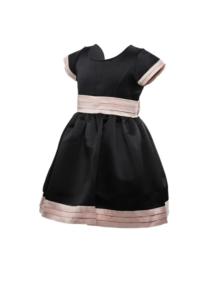 STRIPY BLACKSTRIPY BLACK Girls Party Dress, Princess Dress Party Wear Wedding Evening Formal Pageant Dance Gown for Birthday Kid Girls Elegant