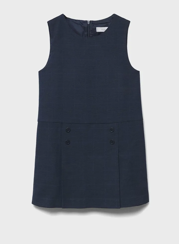 Kids Checked Dress