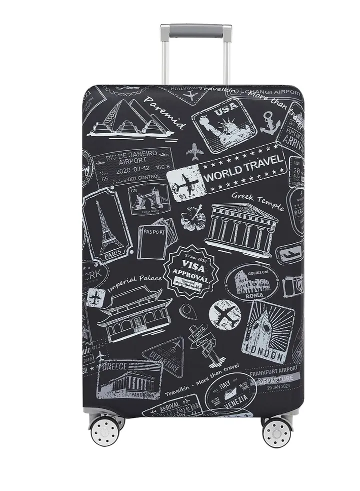 Luggage Covers For Suitcase, Travel Luggage Cover Suitcase Protector Scratch-Resistant, Washable Luggage Cover, Suitcase Cover Protector Fit 18-21 Inch Luggage